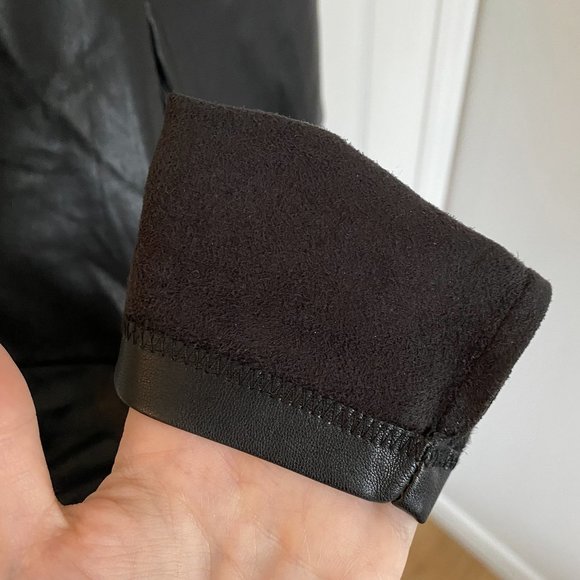 Free People Vegan Leather Moto Leggings - Picture 6 of 15